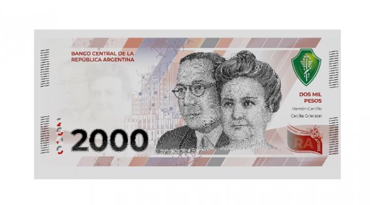En pocas semanas sale a circulación el nuevo billete de $2.000 