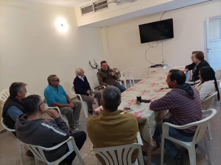 El Senador Borla visitó La Criolla y se reunió con instituciones locales