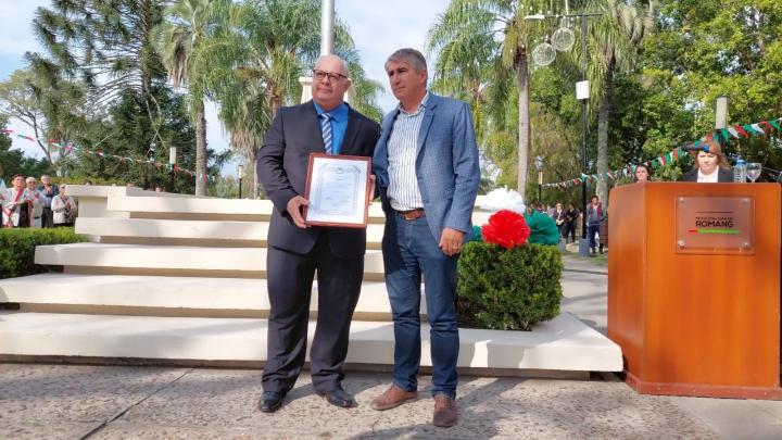 El Diputado Bastia participó del acto conmemorativo del 150° Aniversario de la ciudad de Romang. 