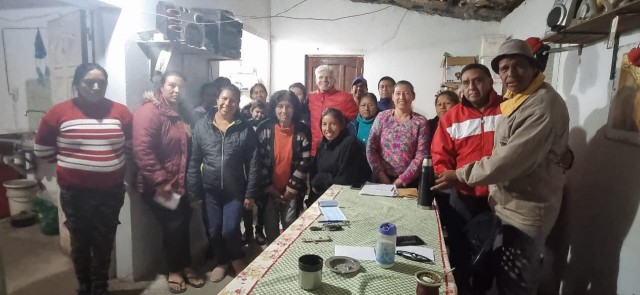 El Senador Baucero visitó la Comunidad Mocoví de Col. Francesa