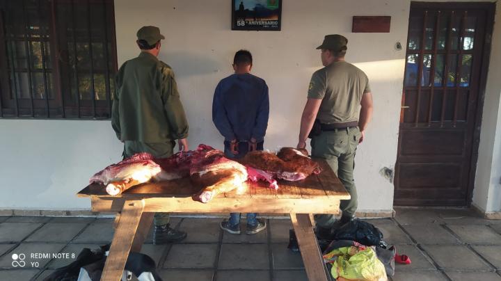 Alejandra: los descubrieron cuando estaban de carneada clandestina 