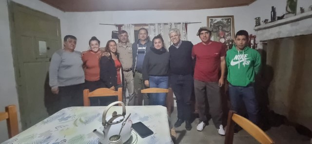 La Brava: El Senador Baucero se reunió con Miguel Reginelli