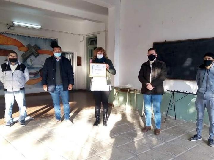 El Senador Rodrigo Borla visitó Colonia Dolores y entregó aportes económicos 