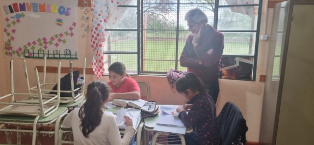 El Senador Baucero visitó varias instituciones educativas de San Javier