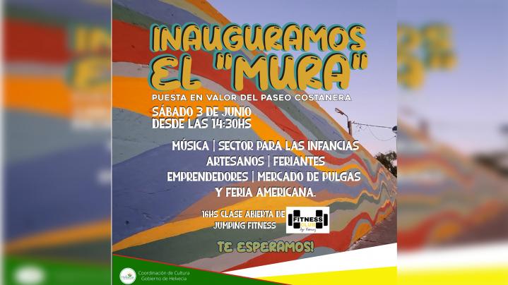 Helvecia: La Comuna invita a la Puesta en Valor del Murallón de la costanera