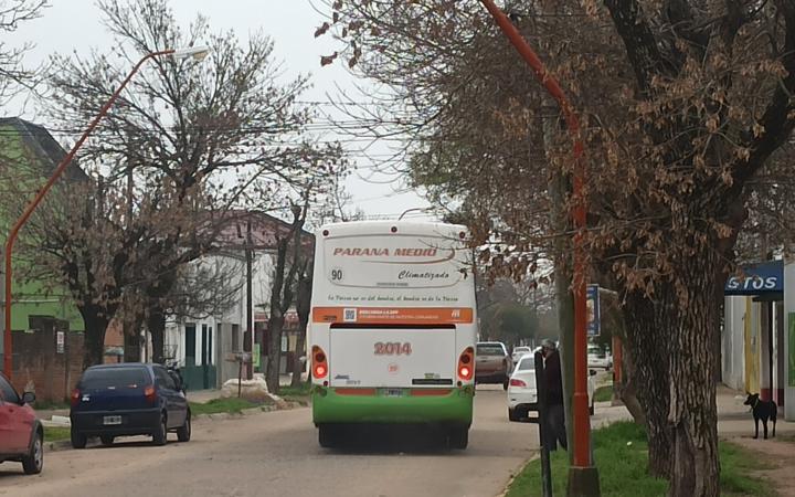 San Javier: Regresó el recorrido del colectivo por la ciudad