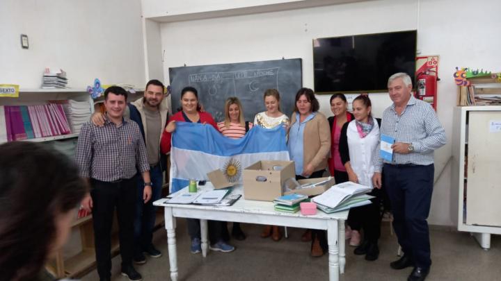 Norberto Ruscitti recibió a Alejandra Obeid en su visita a San Javier