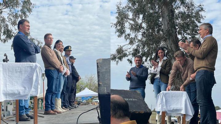 Colonia Silva: El Senador Borla y el Diputado Bastia participaron de las festividades por los 132 años de la localidad