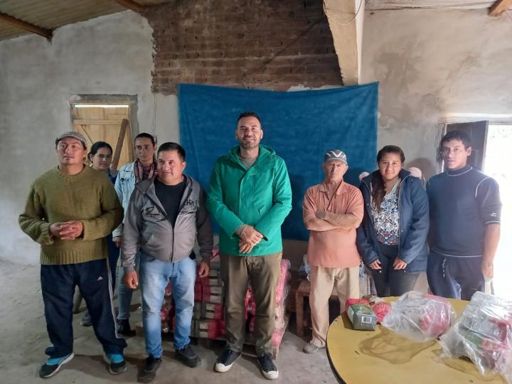 Norberto Ruscitti se reunió con la asociación de pescadores de Alejandra