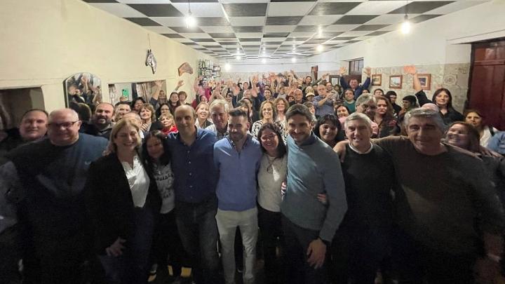 El Diputado Bastia participó de la recorrida de Maxi Pullaro y Gisela Scaglia por el Departamento San Javier