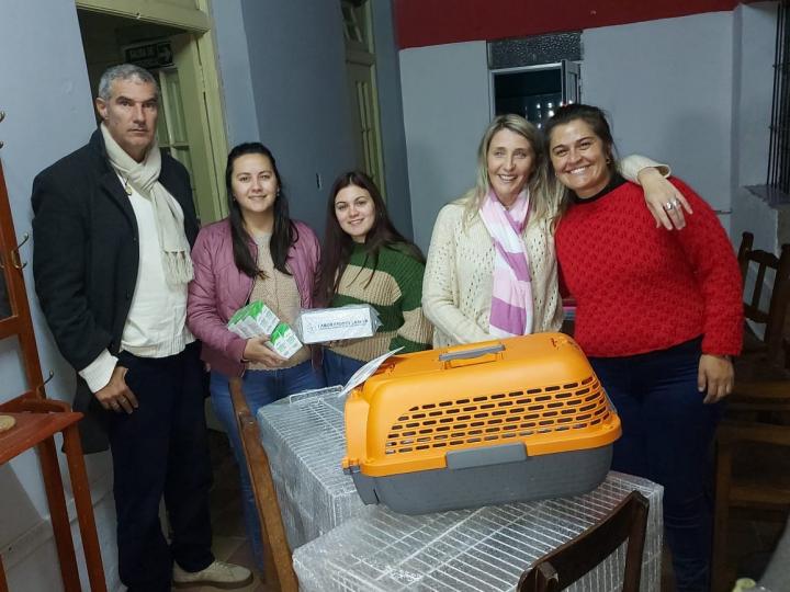 Helvecia: El Senador Kaufmann entregó aportes al grupo 