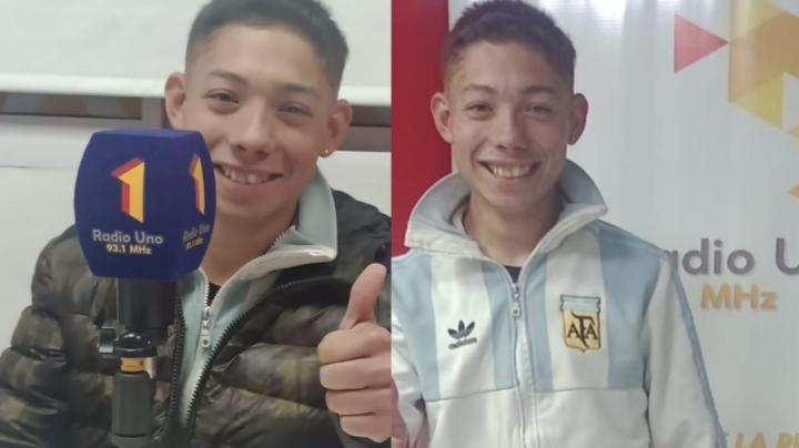 El joven árbitro Jere Romero de paseo por San Javier 