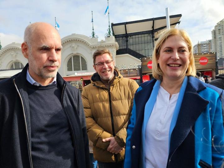 El Senador Borla estuvo con Horacio Rodríguez Larreta en la Rural de Buenos Aires