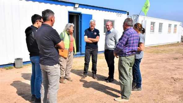 El Senador Baucero recibió al Subsecretario De Obras Hidráulicas De La Nación, Gustavo Villa Uría