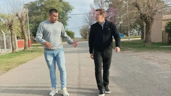 El Senador Borla recorrió Colonia Dolores con una nutrida agenda