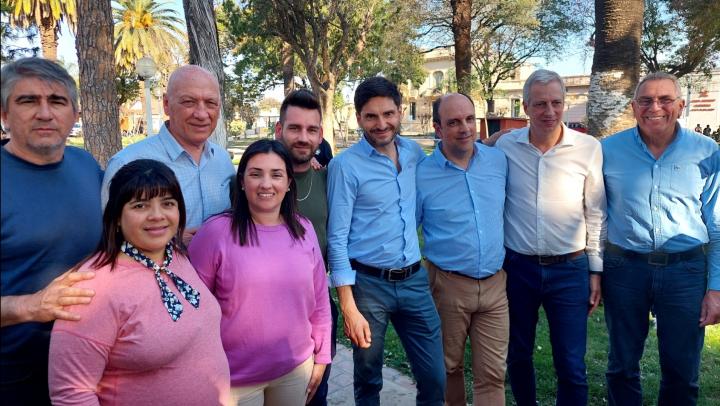 Pullaro pasó por San Javier y habló de incentivar la producción 