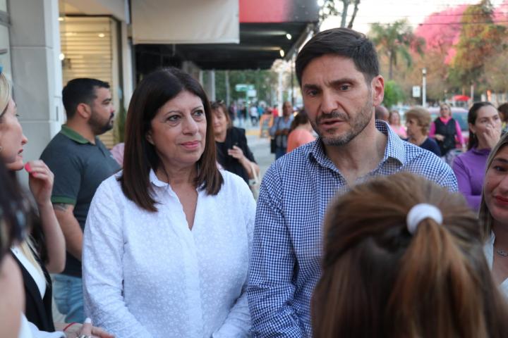 Pullaro y Clara García: “vamos a dejar atrás la improvisación y el populismo de Perotti”