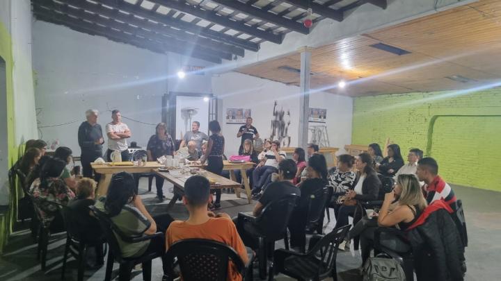 Gran reunión del Senador Baucero y Eduardo 