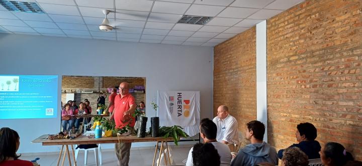 INTA San Javier realizó la capacitación en Frutales de la Huerta Familiar  con una amplia convocatoria