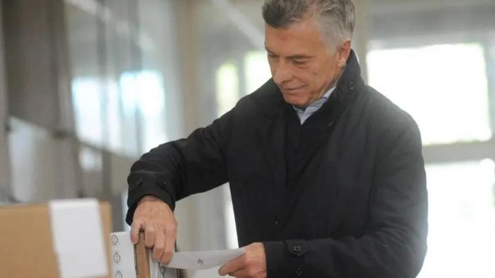 Votó Mauricio Macri: 