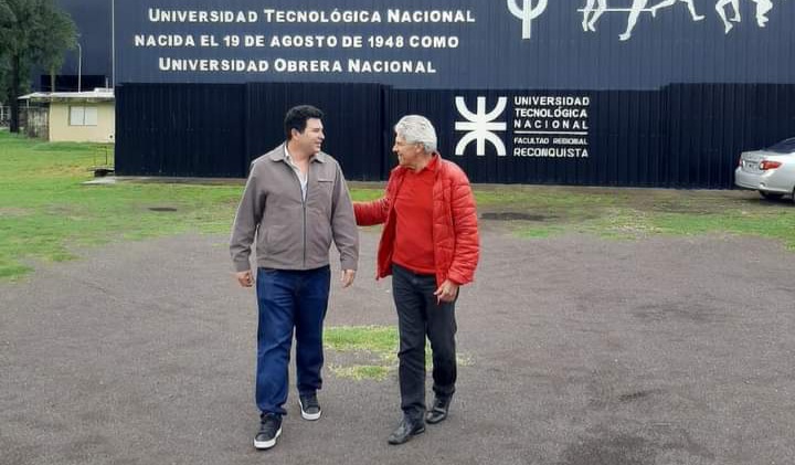 El Senador Baucero vistó la UTN Reconquista gestionando carreras para San Javier