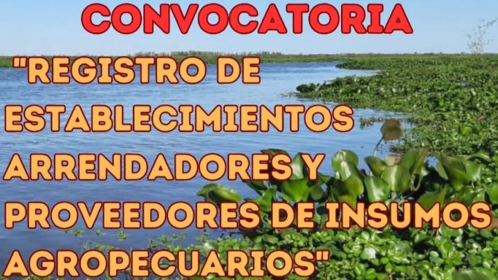 San Javier: Convocatoria para crear un “Registro de Establecimientos Arrendadores y Proveedores de Insumos Agropecuarios