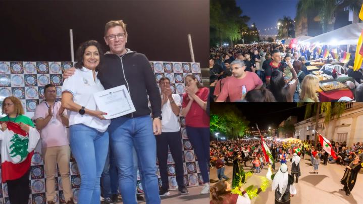 San Justo: El Senador Borla auspició y participó de la Fiesta de las Colectividades y Pluriculturalidad