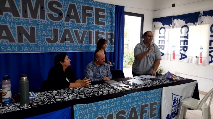 Firma de Convenio para el uso del camping de Amsafe San Javier