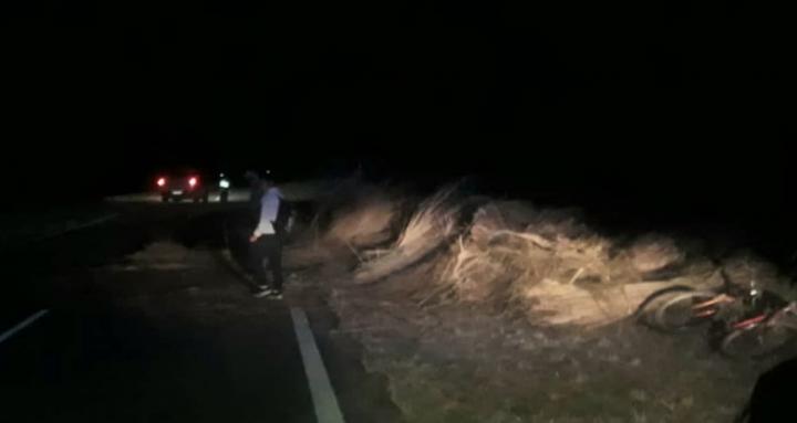 Colonia Francesa: Camión perdió su carga sobre Ruta Provincial N°1