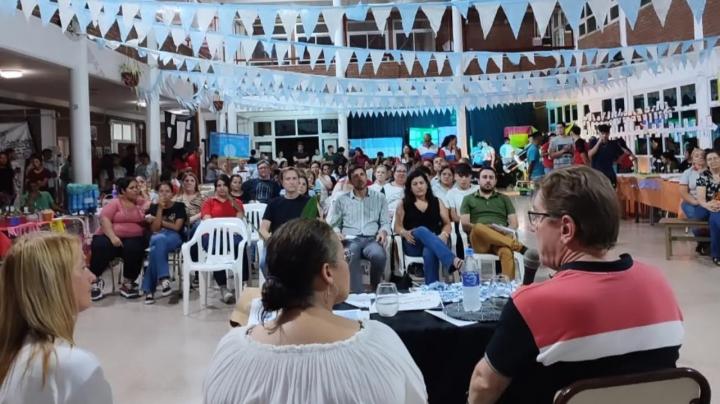 San Justo: El Senador Borla participó de la Muestra de la EEMPA N°1044 