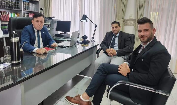Oscar Dolzani pone en agenda la seguridad y al acompañamiento policial