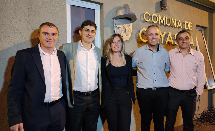 El Senador Baumgartner participó de las asunciones de autoridades en Cayastá y Helvecia