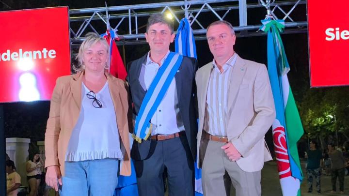 Santa Rosa: El Senador Baumgartner acompañó la asunción de Autoridades Comunales
