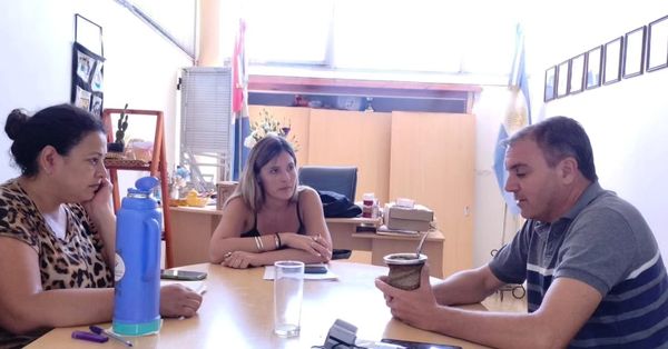 Helvecia: La Presidente Comunal recibió al Senador Baumgartner