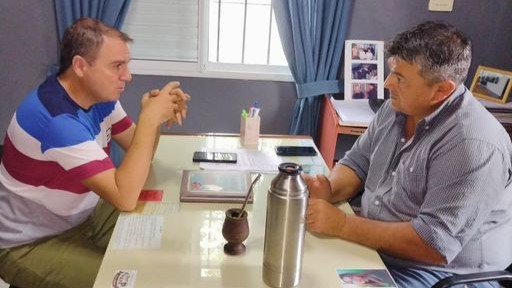 El Senador Baumgartner visitó Saladero Cabal