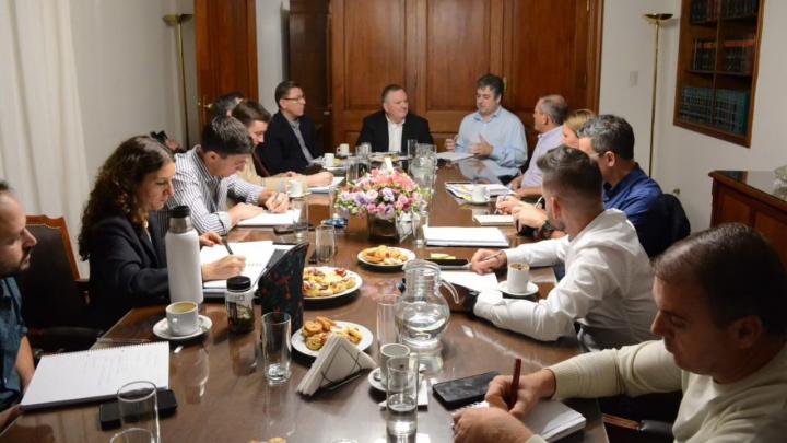 El Senador Baumgartner participó del encuentro de su bloque con el Ministro de Seguridad