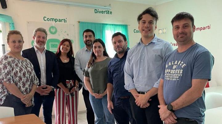 Maribel González recibió a funcionarios del Ministerio de Trabajo