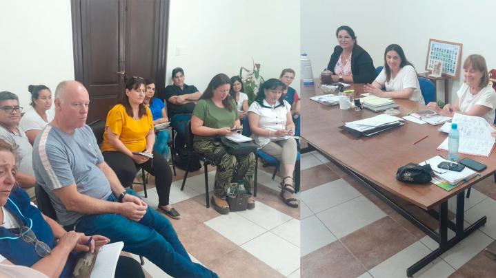 La Intendente de San Javier se reunió con Directivos de escuelas locales