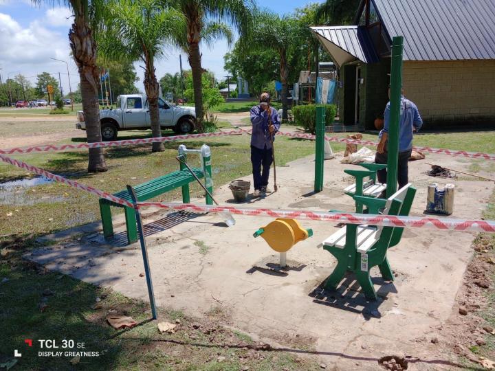 Nuevo gimnasio a cielo abierto en acceso norte a San Javier 