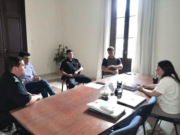 La intendente recibió al nuevo jefe de la Unidad Regional XIV de policía