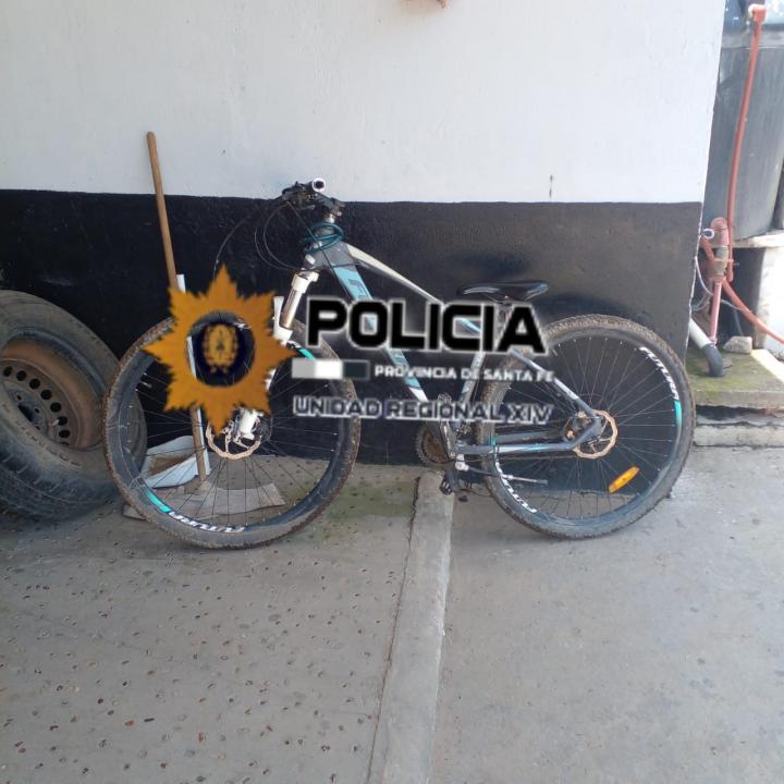 San Javier: Bicicleta encontrada y al resguardo de la policía 