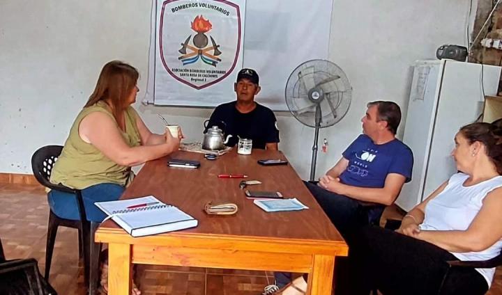German Baumgartner fomentando la participación activa en instituciones de Garay.