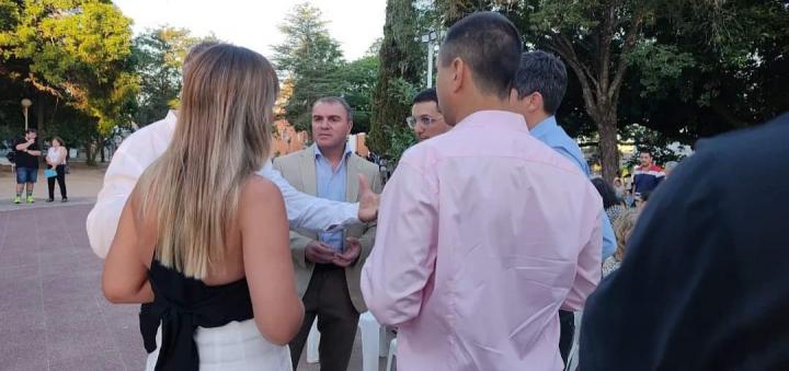 Cayasta: Edgardo Berli estuvo participando del aniversario 159° de Helvecia 