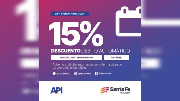Provincia amplió el plazo para la adhesión al débito automático de Patente e Inmobiliario