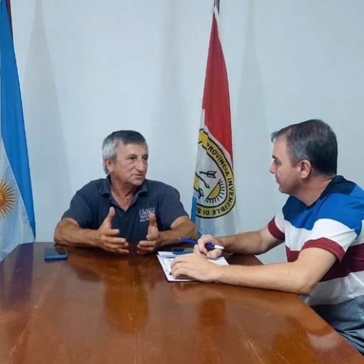 Senador German Baumgartner recorrió el Dpto Garay 