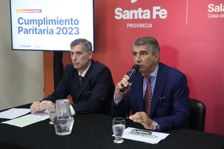 Provincia anunció que salda la Paritaria 2023