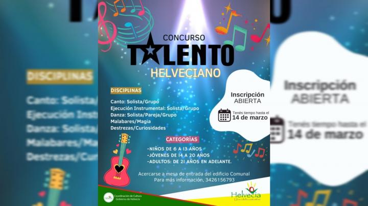 Concurso de talento en Helvecia 