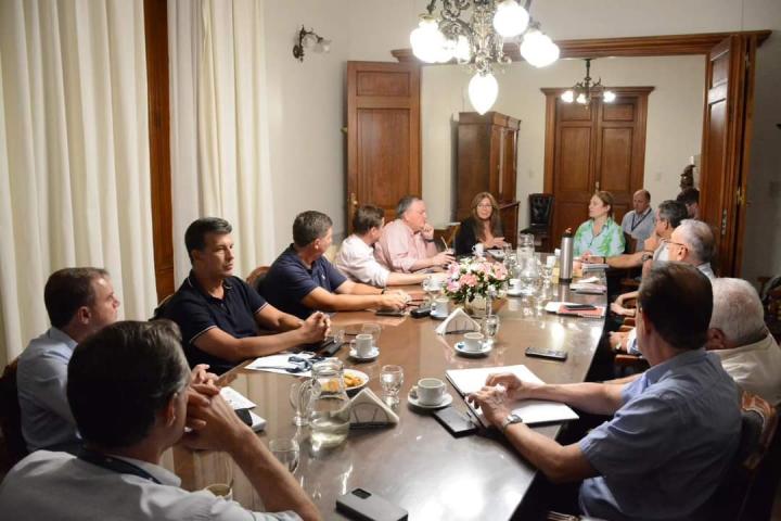 German Baumgartner: Reunión Comisión Centro junto a senadores provinciales