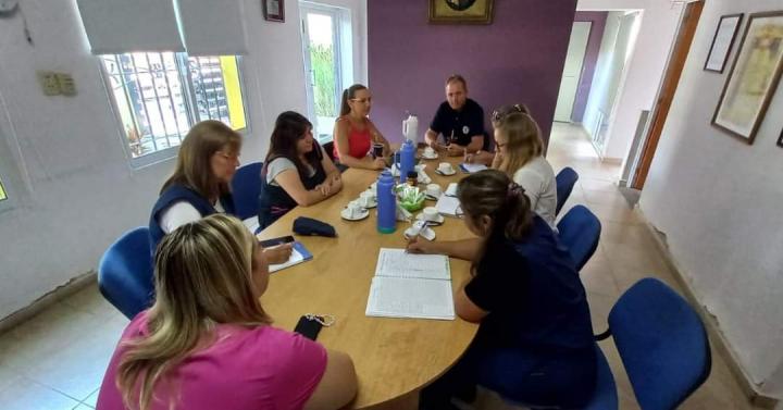 Cayasta| Edgardo Berli, se reunió con directivos y representantes de instituciónes educativas