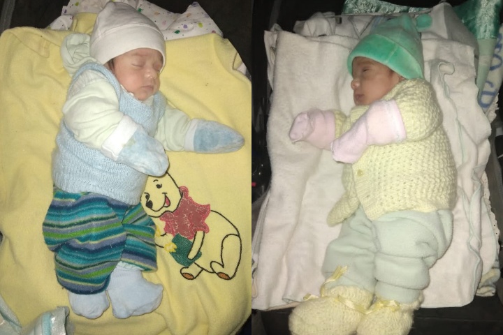 Los mellis prematuros de Colonia Mascías ya están sanitos en su casa